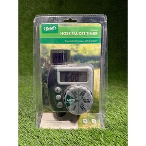 Orbit 1 Outlet Hose Faucet Timer 62061N Auto Manual Bypass Rain Delay